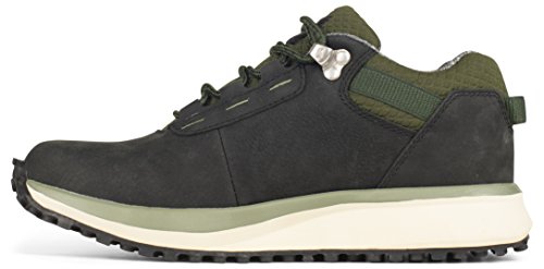 Forsake Range Low - Women's Waterproof Leather Approach Sneaker (10 B(M), Black/Olive) - Thumbnail 3