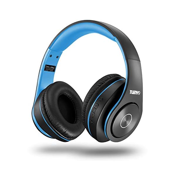 Bluetooth-Headphones-WirelessTuinyo-Over-Ear-Stereo-Wireless-Headset-35H-Playtime-with-deep-bass-Soft-Memory-Protein-Earmuffs-Built-in-Mic-Wired-Mode-PCCell-PhonesTV-BlackBlue TUINYO Bluetooth Headphones Wireless, Over Ear Stereo Wireless Headset 40H Playtime with deep bass, Soft Memory-Protein…