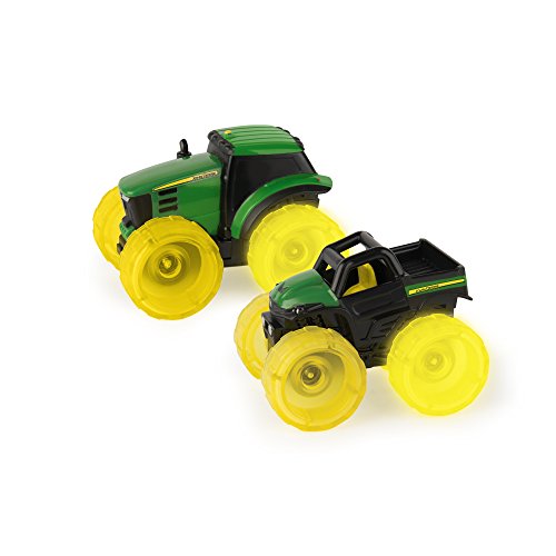 John Deere Monster Treads Lightning Wheels Mini Vehicles, Vehicle May Vary