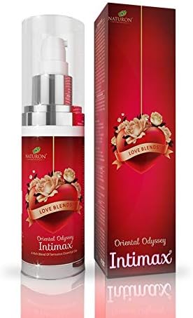 Naturon Intimaxx Erotic Sensual Lubricant Oil for Arousal & Pleasure Massage + Boosts Vitality & Vigor (50 ml) (Mogra)