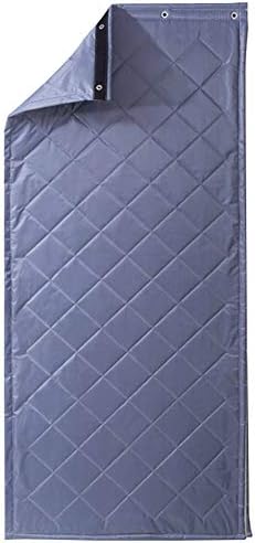 ドアカーテン グレー バルコニーカーテン 多機能 防水 評価 冬 保温する 防風 23サイズ Size 2つのスタイル Color ノイズ減少 90x210cm A