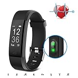SAVFY Fitness Tracker and Heart Rate Monitor Watch, Activity Tracker with Heart Rate Monitor, Smart Bracelet with Step Tracker Sleep Monitor Calorie Counter Pedometer Watch for Android and iOS