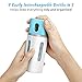 Travel Bottles Set, Nacuwa 4-In-1 Organized Leak Proof Travel Size Toiletries, Refillable Travel Liquid/Lotion Container Travel Accessories - TSA Approved