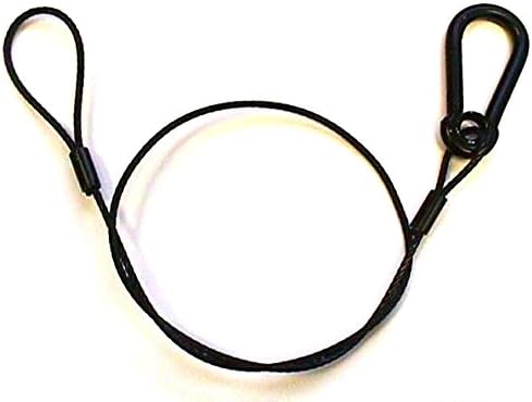 18" Black Safety Cable (50 pk)
