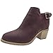Younsuer Women's Fall Winter Chunky Low Heel Round toe Side Buckle Ankle Booties Boots