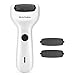 Beautural Waterproof Professional Electronic Foot File Callus Remover, Wet & Dry Rechargeable Pedicure Tool Easily Remove Dead Callus and Smooth Foot Skin, 1 Coarse + 2 Replacement Included