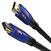 PlugLug HDMI Fiber Optic Cable 75 feet 4K Fiber HDMI Cable Supports 4K@60Hz, 4:4:4/4:2:2/4:2:0, HDR, Dolby Vision, HDCP2.2, ARC, 3D, High Speed 18Gbps, Slim and Flexible Long HDMI Fiber Optic Cable