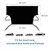 MITALOO Windshield Snow Cover Ice Removal Wiper Visor Protector Auto Sun Shade for Cars Trucks Vans and SUVs Stop Scraping Fits Most Car, SUV, Truck, Van or Automobile with 83