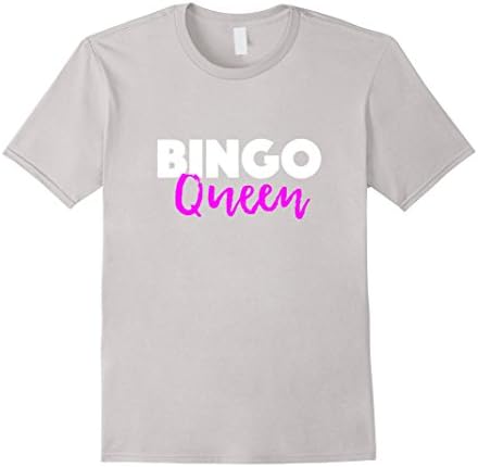 Men's Bingo Queen T-Shirt 2XL Silver
