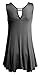 Women's Sleeveless Loose Flare Casual Tunic Top