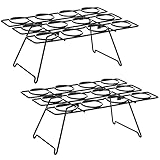 2 Pieces Steel Cupcake Baking Racks Ice Cream