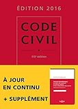 Code civil 2016 - 115e éd. (Codes Dalloz Universitaires et Professionnels) by 