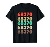 Shirt That Says 68370 Retro Zip code Zipcode