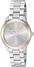 Michael Kors Women's Mini Slim Runway Silver-Tone Watch MK3514
