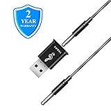 Bluetooth 5.0 Receiver Transmitter, KINDRM 2in1 Mini USB Bluetooth Audio Transmitter & Wireless Bluetooth 3.5mm Aux Receiver Adapter for Car/Home Stereo System Speakers TV PC Projector CD (Black)