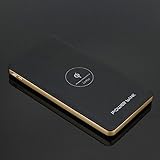 LarKoo Portable Wireless Charger 20000mAh Power Bank 2 in 1 Charging with USB Type C Port, External Battery Packs for Qi-Enabled Devices iPhone X 8 8+,Samsung Galaxy S8 S6, Sony, HTC (Black)