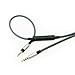 NewFantasia Replacement Cable Compatible with Sennheiser HD4.40, HD 4.40 BT, HD4.50, HD 4.50 BTNC, HD4.30i, HD4.30G Headphone, Remote Volume & Mic Compatible with Samsung Galaxy Xiaomi Huawei Android