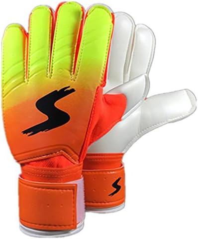 [ Goalkeeper Goalie Keeper Gloves ] Roll Finger [ Soccer Goalie Gloves ] Football Gift