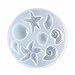 Aouke Starfish Shell Shape Polymer Clay Silicone Mold,Crafting, Resin Epoxy,Jewelry Pendant Earrings Making, DIY Mobile Phone Decoration Tools,Semi-Transparent