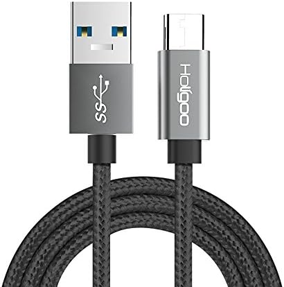 Holigoo PowerLine USB-C to 3.0 Cable (6.5ft) for USB Type-C Devices Including Apple Retina MacBook, LG Nexus5X, Google Chromebook Pixel, Google Pixel C and more