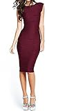 Women's Midi Dresses Sleeveless Knee Length Party Evening Dress