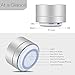 LENRUE Portable Wireless Bluetooth Speaker with Built-in-Mic,Handsfree Call,AUX Line,for Iphone Ipad Android Smartphone and More (Silver)