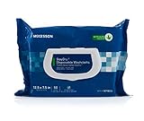 McKesson Brand StayDry Premoistened Bath Wipes with Aloe 8 X 12 Inch - Case of 600 (50 per Pack, 12 Packs per Case)