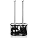 ToiletTree Products Modern Deluxe Freestanding Toilet Brush and Plunger Combo (Stainless Steel, Brush and Plunger Combo Set 4.5” x 9.75” x 18.5