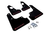 Rally Armor MF10-UR-BLK/RD Black, Red Mud Flap with