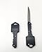 NEW 2 pack Key Chain Knife with Straight Edge Folding 2-Inch Stainless Steel Drop Point Blade, Knives & Tools, Hard Cased Black Finish by JJMG
