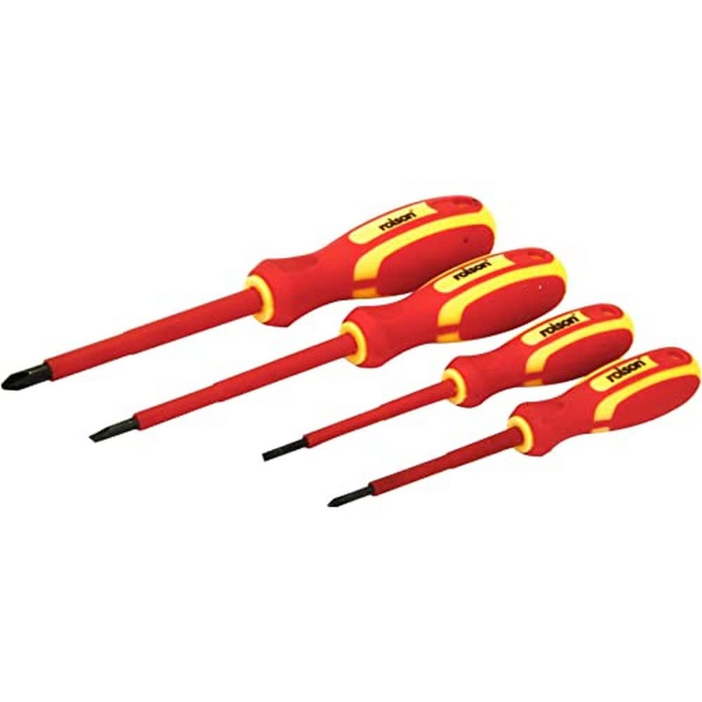 Rolson 28730 4 pc VDE Screwdriver Set