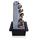 SereneLife Multi Tiered Desktop Electric Water Fountain Decor w/ LED - Indoor Outdoor Portable Tabletop Decorative Zen Meditation Waterfall Kit Includes Submersible Pump & 12V Adapter - SLTWF85LED