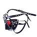 Y Shape Half Face Mask Restraint Leather Mask Binding Headgear Adult SM Bondage Mouth Gag Mask Fetish Toy Blackthumb 3