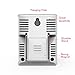BALDR Digital Mini Versatile Thermometer and Hygrometer Portable Hygro-Thermometer Monitor Indoor Temperature Gauge Humidity with Table Standing Wall Hanging Magnet for Baby,White