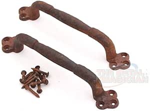 The Metal Magician - Tirador de Puerta de Hierro Fundido rústico para