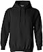 Joe's USA Hoodies - Soft & Cozy Hooded Sweatshirt, L, Black