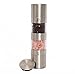 Salt and Pepper Grinder Set - Stainless Steel - Manno Italiano