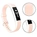 Vancle For Fitbit Alta HR Bands/Ace Bands and Alta Bands (10 PACK), Classic Accessory Alta HR and Alta Bands Replacement Wristbands for Fitbit Ace/Alta and Alta HR (Blush Pink, Large)