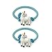 Unicorn Ponytail Holders Hair Ties for Toddler Girls Elastic Rubber Hair Bands Ties for Infant Children Kids Pack of 16