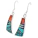 Turquoise Earrings Genuine Gemstones (CHOOSE STYLE) (Bold Dangles)