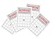 Printed Party Bridal Shower Bingo Game, Wedding and Bridal Shower Favors, Activities, Games, and Decorations, 50 Sheets