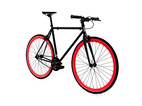 Golden Cycles Single Speed Fixed Gear Bike with Front & Rear Brakes (The Best Fixie Bikes)