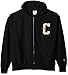 Champion Men's Reverse Weave Full Zip Hoodie, Left Chest C