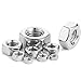 RuoFeng Stainless Steel Hex Nut Pack of 50 (M6)