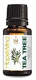 Tea Tree 100% Pure Essential Oil, Melaleuca Therapeutic grade, Concentrated, Powerful, Antifungal, Athletes Foot, Warts, full 15ml/0.5oz-by HopeWind Health