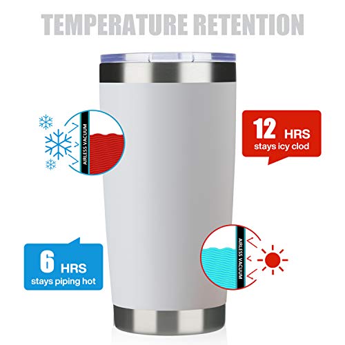 MEWAY 20oz Tumbler 12 Pack Double Wall Vacuum Insulated Travel Mug Bulk