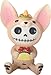 Ebros Gift Furrybones Taco Figurine Hooded Skeleton Monster with Sombrero Eating Taco Collectible Sculpture Decorative