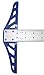 ALVIN ALT18 Aluminum Graduated T-Square, Drawing and Design Tool for Students and Professionals, Great for Carpentry, Drafting, Architecture, Engineering, and Art - 18 Inches