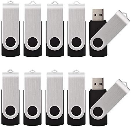 KALSAN 50 Pack 16GB USB Flah Drives Pack USB 2.0 16GB Flash Drive 50 Pack USB Memory Stick-Black