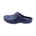 Zack & Evan Mens Slingback Clogs with Ventilated Upper Size 9 Navy